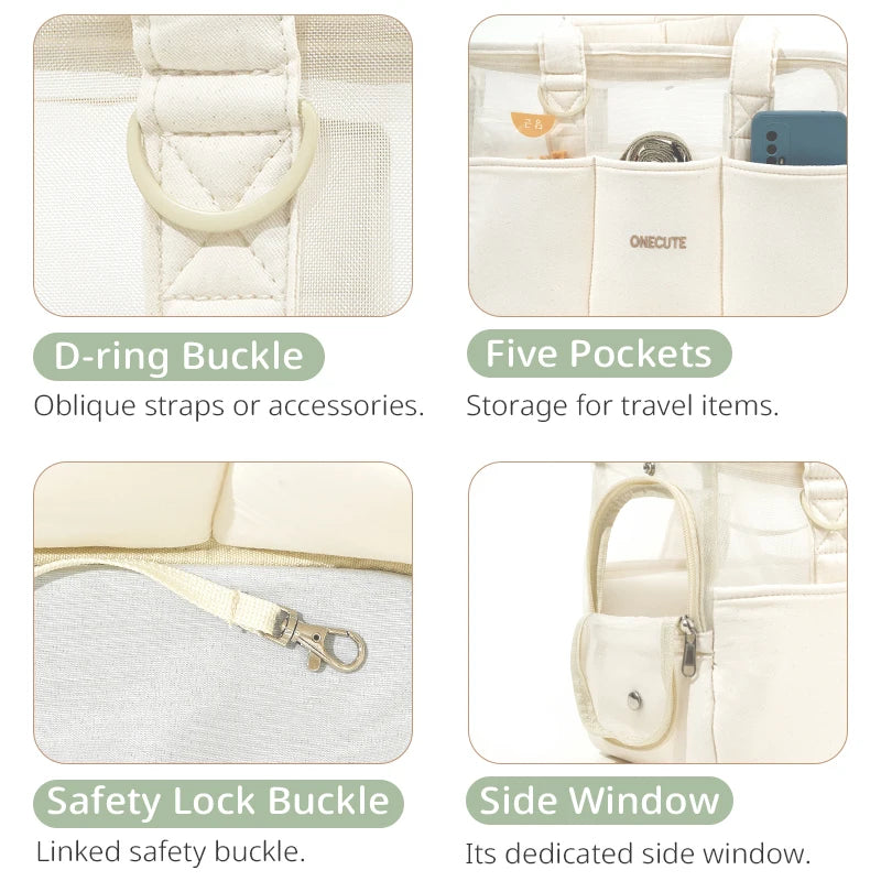 Pet Travel Backpack Outdoor Tote Bag Backpack For Puppy Summer breathable style Chihuahua Dog Supplies Suitable For Small Pets