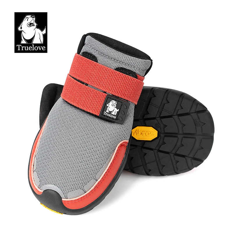 Truelove Pet Shoes Vibram Sole Reflective Durable  Anti-slip Soft Mesh Nylon  Comfortable  Outdoor NEW  2/4pcs Training TLS4862