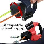 Double Ended Leash, Double Dog Leash for Two Dogs with Tangle-Free Swivel, Dog Leashs with LED Flashlight for Small & Large Dog - shimendi