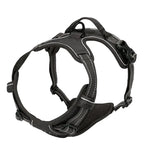 Adjustable Nylon Dog Harness Vest Reflective Soft Breathable No Pull Dog Harness Pet Harness Leash For Small Medium Large Dogs - shimendi
