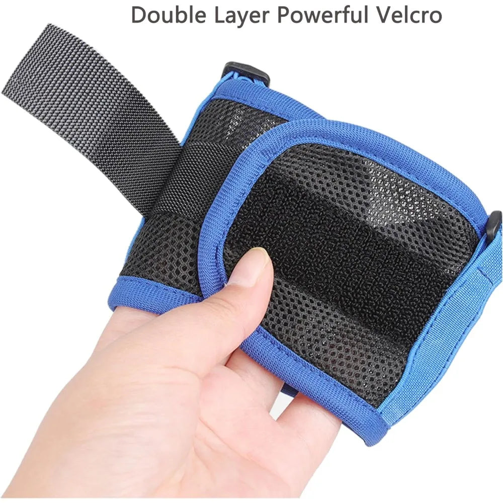 Dog Muzzle,Soft Nylon Muzzle Anti Biting Barking Chewing Air Mesh Breathable Adjustable Pets Muzzle for Small Medium Large Dogs