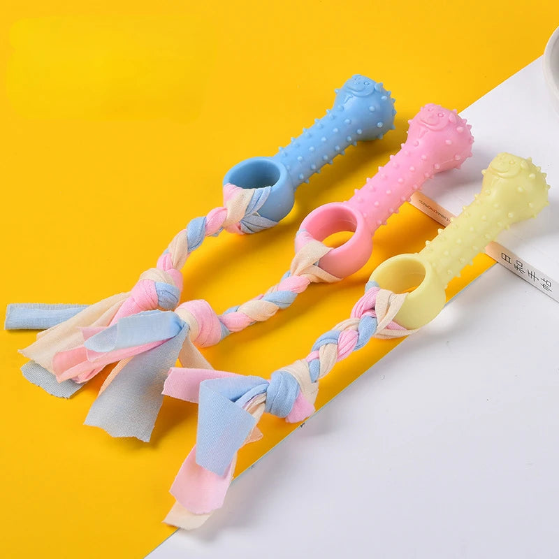 Pet Dog Chew Toys Rubber Bone Toy Aggressive Chewers Dog Toothbrush Doggy Puppy Dental Care For Dog Pet Accessories