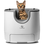 Self-Cleaning Cat Litter Box Open-Top Design with Advanced Safety Sensors Extra Large Capacity for Multi-Cat Homes Hassle-Free - shimendi