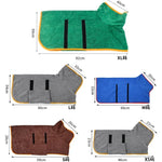 New Dog Bath Towel  Pet Absorbent Bathrobe Size Dog Cleaning Full Body Wrapping Cat Bath Towel - shimendi