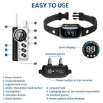 3300 FT Dog Training Collar Rechargeable Remote Control IP67 Waterproof Shock Vibration for 1 Dog with Lockable Shock For Dogs shimendi Sécurité et Confort pour Chien chat| Shimendi
