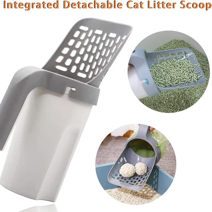 Reusable Cat Litter Scoop Refill for Cats, Litter Box Toilet Waste Cleaner Pet Supplies