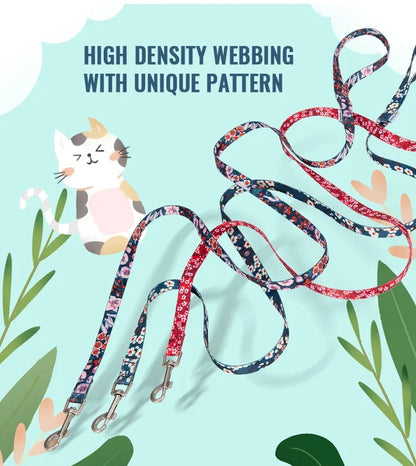 Truelove Floral Pet Leash Premium Quality Trendy Durable and Stylish Designs for Small Medium Top Dropshipping Choice TLL3113