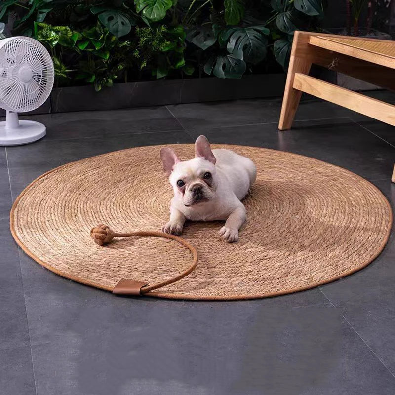 Cat Scratcher Rattan Mat Board Cat Scratch for Sharpen Nails Scraper Cats Tree Cat scratching post Sofa Mats Furniture Protector - shimendi