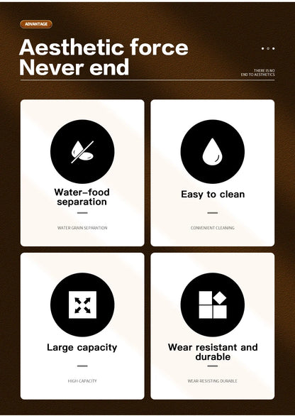 Large Capacity Automatic Gravity Pet Feeder and Water Dispenser Dual Bowl Leak Proof for Cats Dogs Home Travel Feeding Station