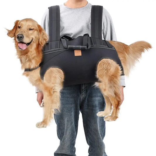 Backpack Carrier for Large Dog Full Body Dog Sling with Handle Dog Lift Harnesses for Elderly Disabled Dogs shimendi Sécurité et Confort pour Chien chat| Shimendi