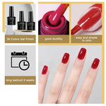 Gel Nail Polish 36 Color Nail Gel Polish Semi Permanent Gel Vernis Base Top Coat Nail Art Manicure Soak Off LED UV Gel Varnishes - shimendi