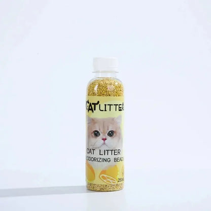 Cat Litter Deodorizing Beads Bottle - Odor Eliminator for Comfortable Home Smell Freshener for Cat Litter Box