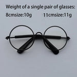 Lovely Vintage Round Cat Sunglasses Reflection Eye wear glasses For Small Dog Cat Pet Photos Pet Products Props Accessories - shimendi