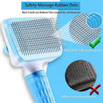 Dog Hair Remover Brush Cat Dog Hair Grooming And Care Comb For Long Hair Dog Pet Removes Hairs Cleaning Bath Brush Dog Supplies - shimendi