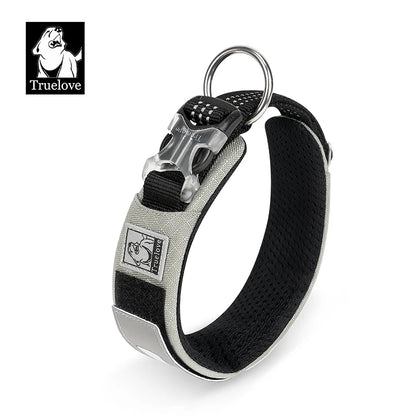 Truelove Pet Collar Reflective Multifunctional Personalized Dog Collar DuPont Soft Breathable Adjustable for Large Dogs TLC5611