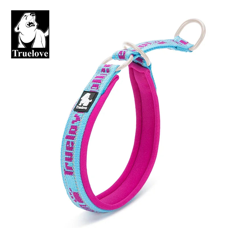 Truelove P-Chain Nylon Pet Collar Adjustable Reflective SBR Neoprene Pull-resistant Explosion-proof Dog and Cat Travel TLC5371 - shimendi