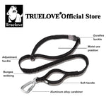 Truelove Pet Running Bungee Leash Hands Free Dog Leash Medium Large Dogs Professiona Carabiner Reflective Stitches NEW TLL2271 - shimendi