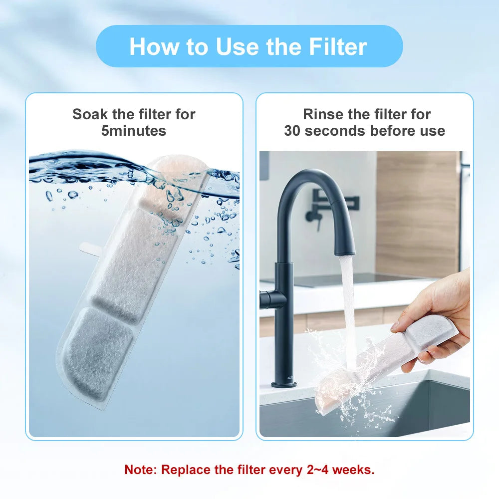 6/8/12/14/16PCS Activated Carbon Replacement Filters For Pet Automatic Drinking Fountain Battery Operated Cat Water Fountain