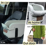 Puppy Dog Car Seat Travel Central Control PU Leather Pet Carrier for Small Dogs Chihuahua Cats Car Transport Dog Accessories shimendi Sécurité et Confort pour Chien chat| Shimendi
