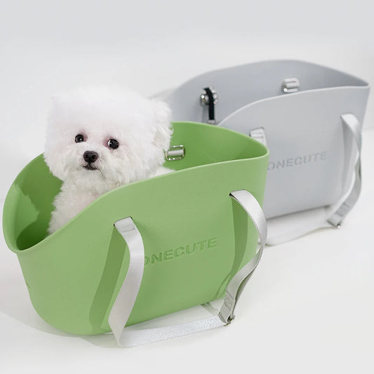 EVA Pet Carrier Bag, Waterproof & Breathable Dog Cat Shoulder Backpack, Lightweight Portable for Small Animals Outdoor Travel