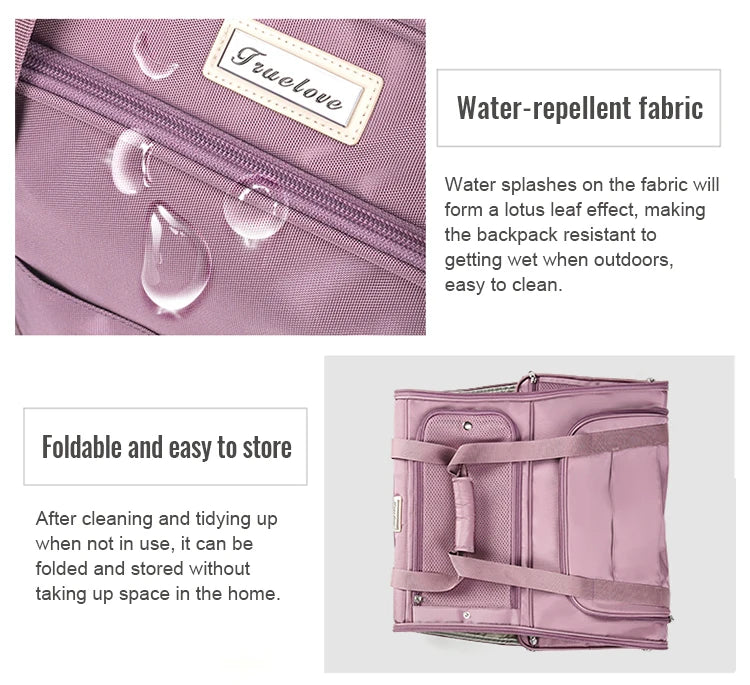 Truelove Nylon Oxford Large Space Comfortable Travel Foldable Hook Pet Carrier Bag Portable Puppy Cat Carrier Backpack TLX4971