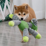Indestructible Large Dog Sound Squeaky Toys Animals Shape Pet Soft Plush Chew Molar Training Toy Puppy Bite Teeth Dental Toys - shimendi