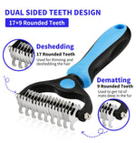 Professional Pet Deshedding Brush Dog Hair Remover Pet Fur Knot Cutter Puppy Cat Comb Brushes Dogs Grooming Shedding Supplies - shimendi
