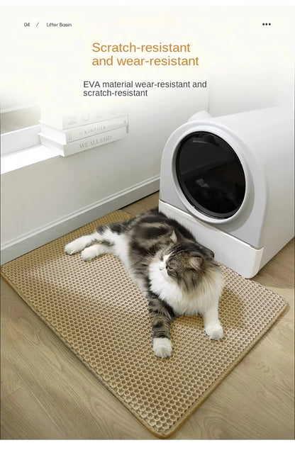 Cat Litter Mat Pet Toilet Non Slip Pet Litter Box Filter Mat Double Layer Wear Resistant Waterproof Cat Litter Mat Pet Supplies
