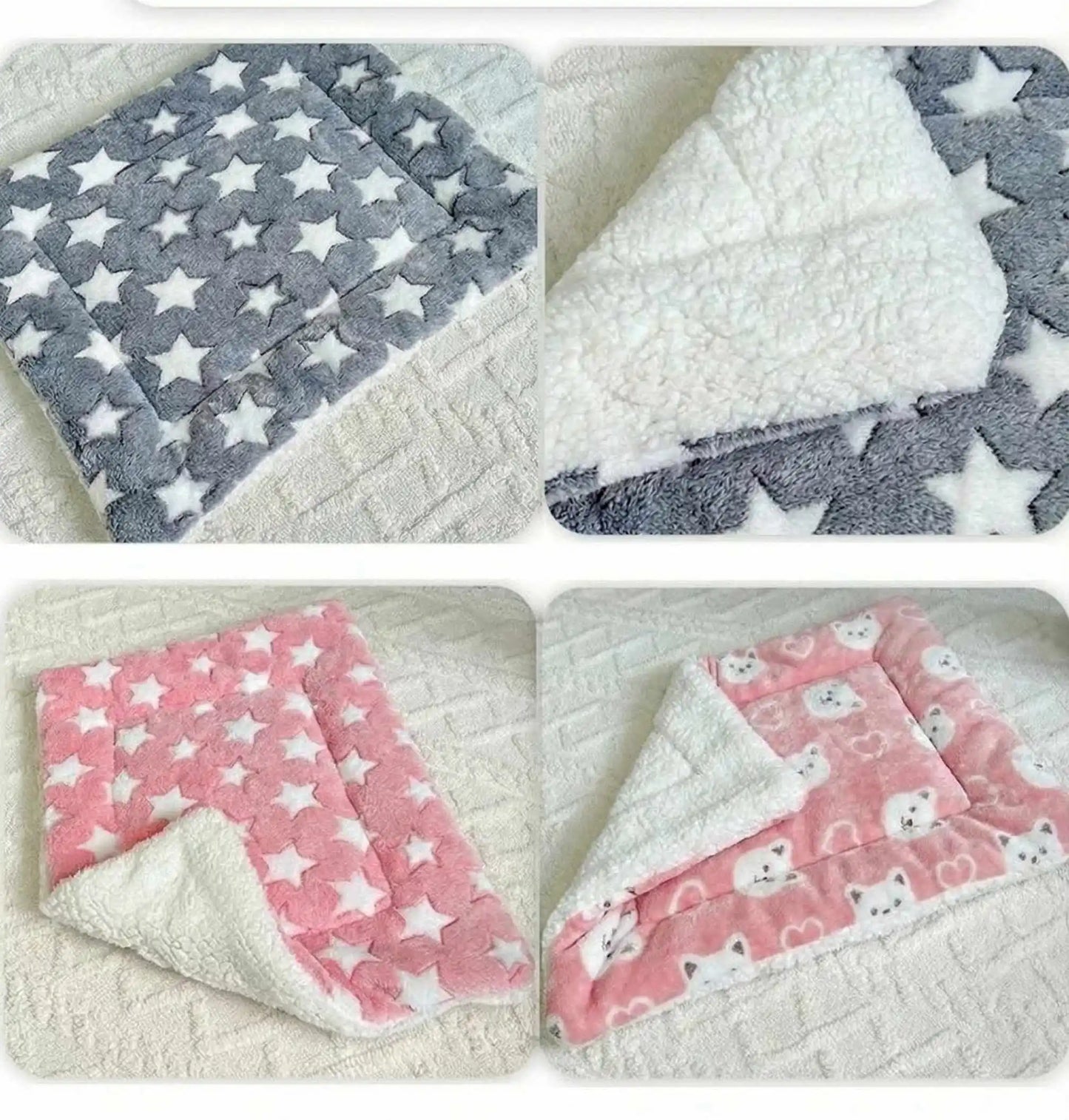12 Color Dog Bed Mat Portable Pet Sleeping Bed Plush Blanket Washable Cat Bed Sofa Home Travel Comfort Warm Soft Flannel Blanket