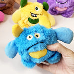 A small monster dog plush sound toy grinding teeth resistant to bite boredom companion small dog Teddy Golden Retriever pet supp - shimendi
