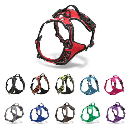 Truelove Dog Harness No Pull Pet Harness Adjustable Soft Padded Dog Vest Reflective No Choke PetVest Easy Control Handle TLH5651