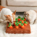 Carrot Snuffle Mat for Dogs Cats Puzzle Toy with Carrots for Small Medium Large Interactive Pet Stress Relief Dogs Chew Toys - shimendi