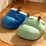 Soft Dog Bed Sofa Warm Plush Pet Kennel for Small Medium Dogs Cats Teddy Sleeping Nest Cozy Puppy Cave House Dog Accessories - shimendi