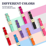 8 Colors Nylon Dog Collar Personalized Dog Collars Colorful Custom Pet ID Collars Necklace Breathable for Small Medium Dogs Pug - shimendi