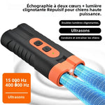 Dog Repeller Portable Ultrasonic Deterrent Handheld Anti-barking 3in1 Dog Training Device Repel Animals Pets Dog Trainer - shimendi