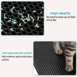 Cat Litter Mat Waterproof Double Layer Pet Litter Box Mat Pet Toilet Cat Mat Nonslip Sand Cat Washable Mat Pet Clean - shimendi