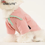 Pet Two-legged Zipper Shirt Small And Medium-sized Dog Autumn Winter Warm Windproof Fashion Costumes Puppy Cotton Clothes - shimendi
