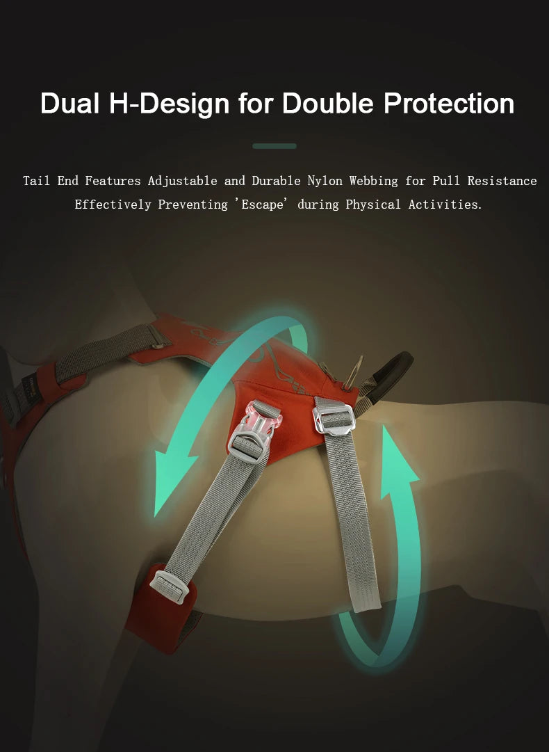 TRUELOVE Escape-proof Harness with Zippered Pocket Tactical Dog Vest Harness and Easy Control Training Military Backpack YH1811