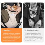 Pet Chest Backpack Front Carrying Tote Backpack Dogs and Cats Breathable Portable Outdoor Bag Shoulder Cat Bag shimendi Sécurité et Confort pour Chien chat| Shimendi