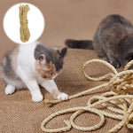 Natural Sisal Rope for Cat Tree DIY Scratching Post Toy Climbing Frame Replacement Kitten Claw Scratch Furniture Handmade Ropes shimendi Sécurité et Confort pour Chien chat| Shimendi