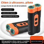 Dog Repeller Portable Ultrasonic Deterrent Handheld Anti-barking 3in1 Dog Training Device Repel Animals Pets Dog Trainer - shimendi