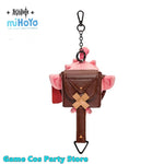 [Genuine] Game Genshin Impact Cosplay Diy Accessories Cacucu Pink Plush Sound Pendant Ifa Keychain Mini Storage Bag Xmas Gifts shimendi Sécurité et Confort pour Chien chat| Shimendi