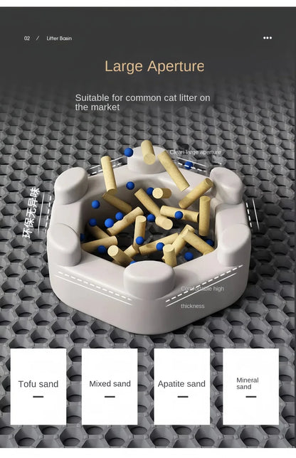 Cat Litter Mat Pet Toilet Non Slip Pet Litter Box Filter Mat Double Layer Wear Resistant Waterproof Cat Litter Mat Pet Supplies