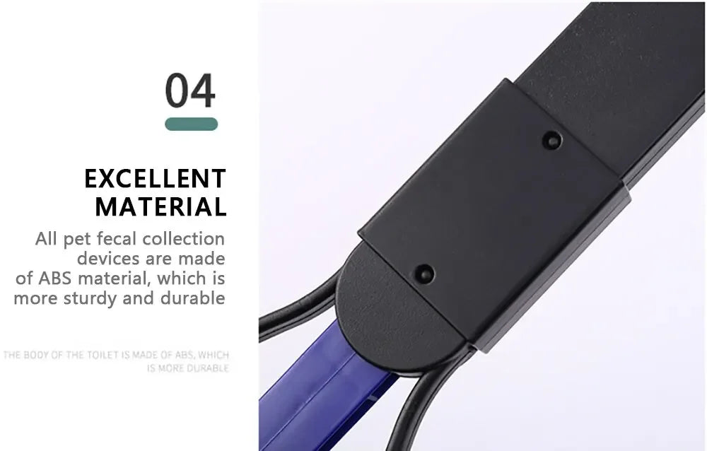 Foldable Long Handle Pet Poop Picker Dog Waste Cleaner Outdoor Poop Scooper Home Cleaning Tool Supplies