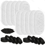 Replacement Filters For Cat Dog Water Fountain Stainless Steel Dispenser Feeders Pet Fountain Activated Carbon Replaced Filter - shimendi