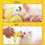 1/3PCS Things For Dogs Dogs Accessories Dog Supplies Calming Duck Squeaky Plush Toy Luxury Sleep Aid Durable Puppy Companion Pet - shimendi
