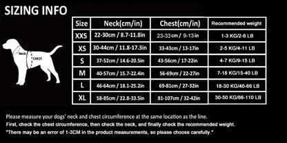 Truelove Uitra Light Safety Pet Harness Small and Medium Large and Strong Dog Explosion-proof Waterproof Outdoor Product TLH6282