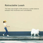 Retractable Leash for dog Puppies Small Medium big Dogs Cats Moestar UFO Pet Harness straps collar Accessories 3m roulette new shimendi Sécurité et Confort pour Chien chat| Shimendi