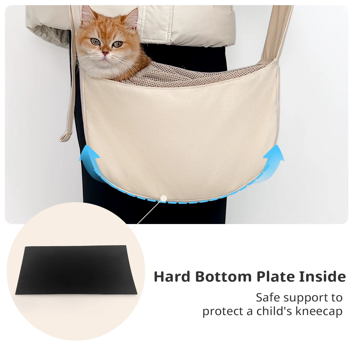 ONECUTE Foldable Pet Carrier Backpack for Small Dogs Cats Travel Tote for Chihuahua Yorkshire Puppy Outdoor Indoor Vet Visit