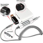 Professional Electric Nail Drill Handle 35000RPM Nail Art Drill Handpiece File Polish Grind Machine Manicure Drill Accessory - shimendi